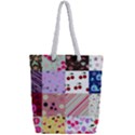 Quilt Of My Patterns Full Print Rope Handle Tote (Small) View2