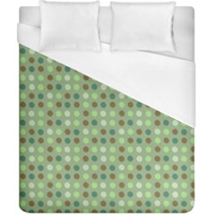 Green Brown  Eggs On Green Duvet Cover (california King Size) by snowwhitegirl