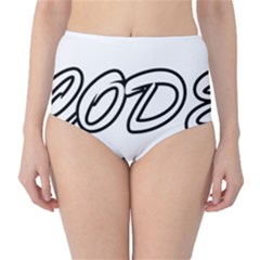 Code White High-waist Bikini Bottoms by Code