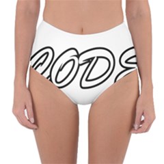 Code White Reversible High-waist Bikini Bottoms