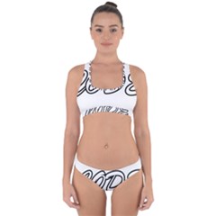 Code White Cross Back Hipster Bikini Set by Code