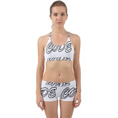 Code White Back Web Sports Bra Set by Code