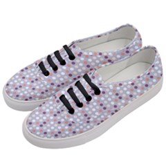 Pink Purple White Eggs On Lilac Women s Classic Low Top Sneakers