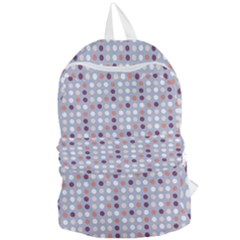 Pink Purple White Eggs On Lilac Foldable Lightweight Backpack