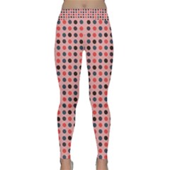 Grey Red Eggs On Pink Classic Yoga Leggings by snowwhitegirl