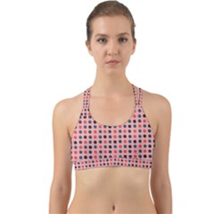 Grey Red Eggs On Pink Back Web Sports Bra