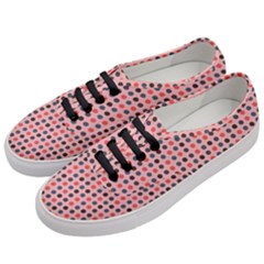 Grey Red Eggs On Pink Women s Classic Low Top Sneakers