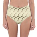 Brown Green Grey Eggs Reversible High-Waist Bikini Bottoms View1