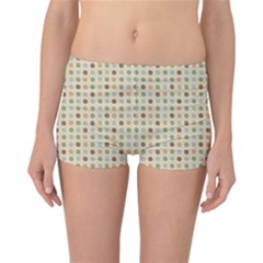 Green Brown Eggs Reversible Boyleg Bikini Bottoms by snowwhitegirl