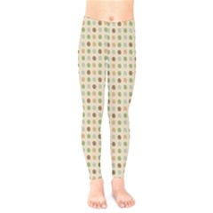 Green Brown Eggs Kids  Legging