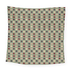 Grey Beige Burgundy Eggs On Green Square Tapestry (large) by snowwhitegirl