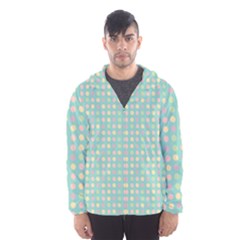 Pink Peach Green Eggs On Seafoam Hooded Wind Breaker (men) by snowwhitegirl