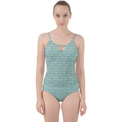 Pink Peach Green Eggs On Seafoam Cut Out Top Tankini Set by snowwhitegirl