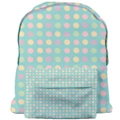 Pink Peach Green Eggs On Seafoam Giant Full Print Backpack by snowwhitegirl