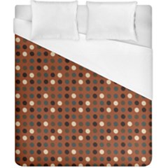 Grey Eggs On Russet Brown Duvet Cover (california King Size) by snowwhitegirl