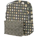 Grey Beige Eggs On Dark Grey Giant Full Print Backpack View4