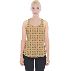 Grey Brown Eggs On Beige Piece Up Tank Top by snowwhitegirl