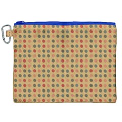 Grey Brown Eggs On Beige Canvas Cosmetic Bag (xxl)