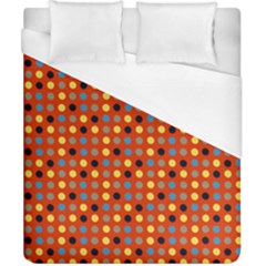 Yellow Black Grey Eggs On Red Duvet Cover (california King Size) by snowwhitegirl