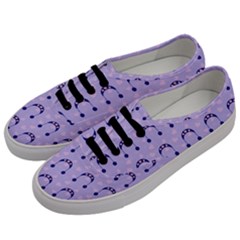 Winter Hat Snow Heart Lilac Blue Men s Classic Low Top Sneakers by snowwhitegirl