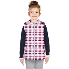 Pink Red Dots Kid s Puffer Vest