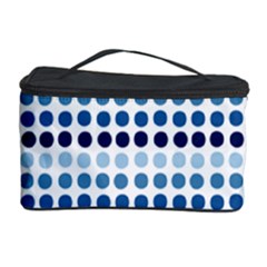 Blue Dots Cosmetic Storage Case by snowwhitegirl