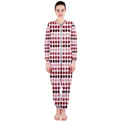 Reddish Dots Onepiece Jumpsuit (ladies)  by snowwhitegirl