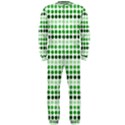 Greenish Dots OnePiece Jumpsuit (Men)  View1