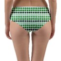 Greenish Dots Reversible Mid-Waist Bikini Bottoms View2