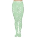 Mint Green White Music Women s Tights View1