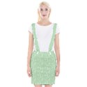 Mint Green White Music Braces Suspender Skirt View1