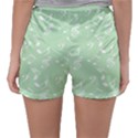 Mint Green White Music Sleepwear Shorts View2