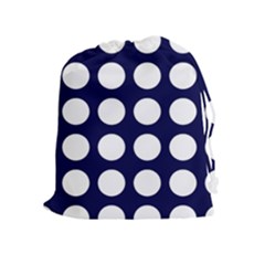 Big Dot Blue Drawstring Pouches (extra Large) by snowwhitegirl