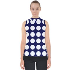 Big Dot Blue Shell Top by snowwhitegirl