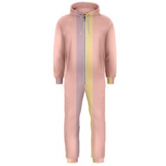 Ice Cream Lines Hooded Jumpsuit (men)  by snowwhitegirl