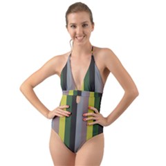 Sid Halter Cut-out One Piece Swimsuit