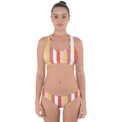 Candy Corn Cross Back Hipster Bikini Set by snowwhitegirl