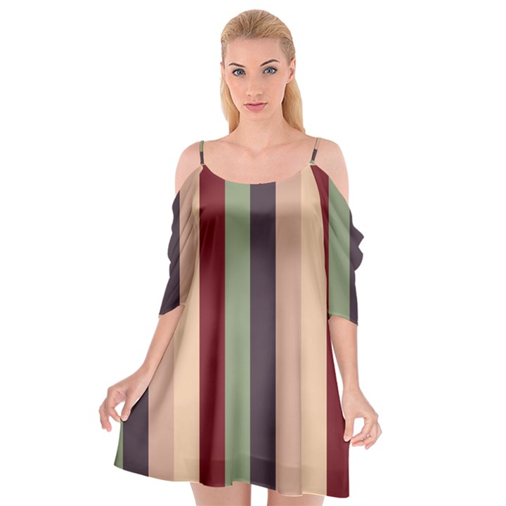 Junkie Zombie Cutout Spaghetti Strap Chiffon Dress