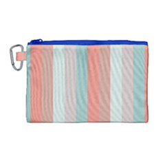 Seafoam Splash Canvas Cosmetic Bag (large)