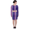 Concert Purples Long Sleeve Crop Top & Bodycon Skirt Set View2