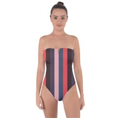 Boy Tie Back One Piece Swimsuit