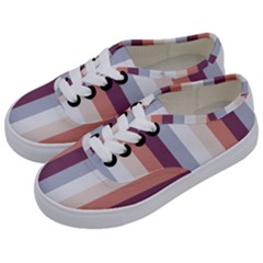 Grape Tapestry Kids  Classic Low Top Sneakers