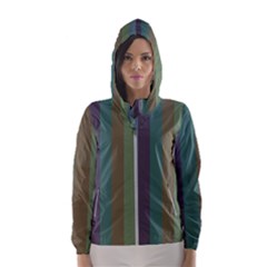 Rainy Woods Hooded Wind Breaker (women) by snowwhitegirl