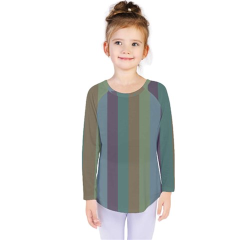 Rainy Woods Kids  Long Sleeve Tee by snowwhitegirl