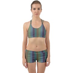 Rainy Woods Back Web Sports Bra Set