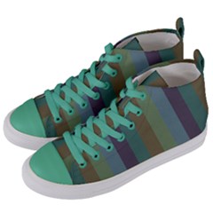 Rainy Woods Women s Mid-top Canvas Sneakers