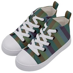 Rainy Woods Kid s Mid-top Canvas Sneakers by snowwhitegirl