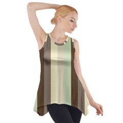 Mint Sunday Side Drop Tank Tunic by snowwhitegirl