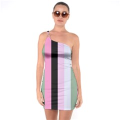 Electric Sunday One Soulder Bodycon Dress by snowwhitegirl