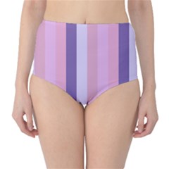 Violet Stars High-waist Bikini Bottoms by snowwhitegirl